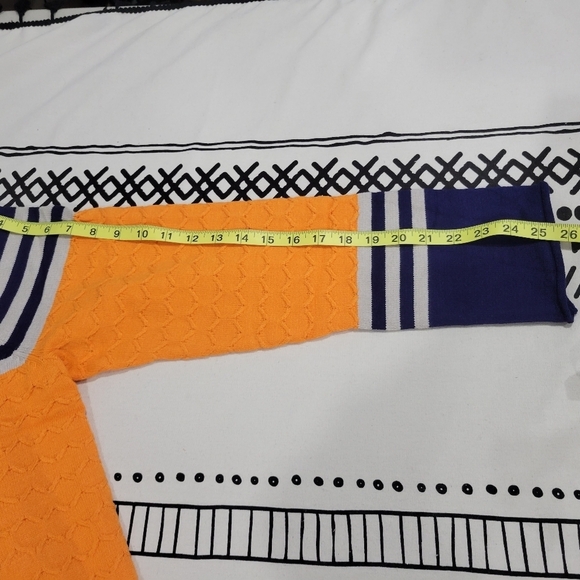 NWOT Women's Winter Colorblock Pullover Sweaters Round Neck Striped Size XXXL - Picture 7 of 9